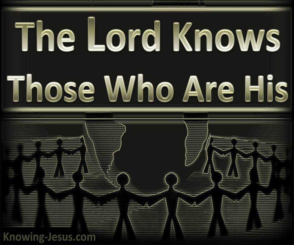2 Timothy 2:19 The Lord Knows Those Who Are His (silver)